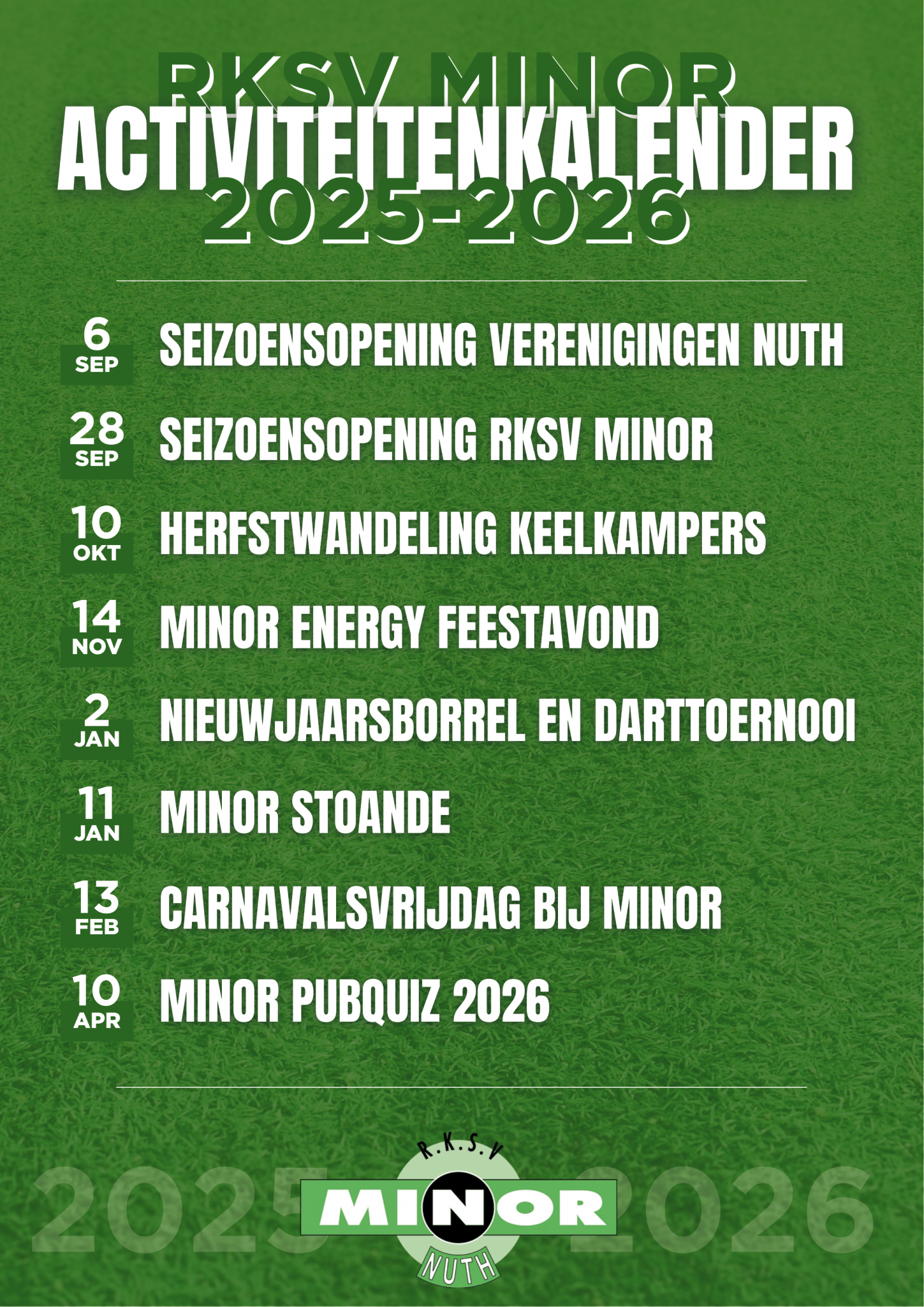 Activiteitenkalender 25/26