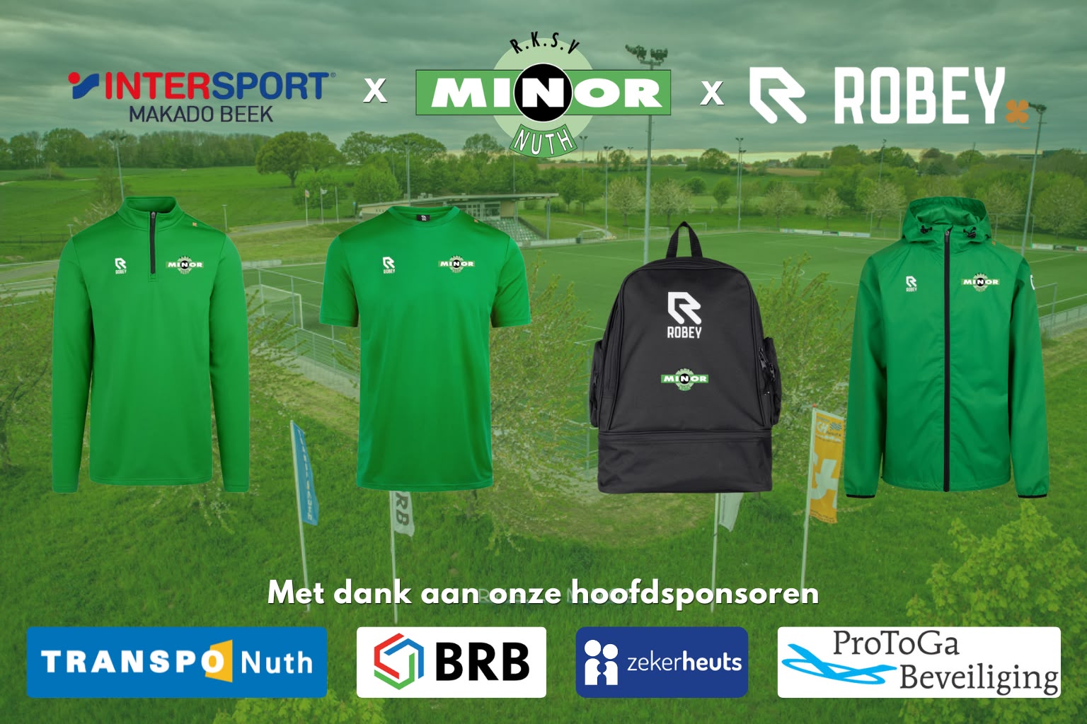 Samenwerking RKSV Minor x Intersport Makado Beek x Robey