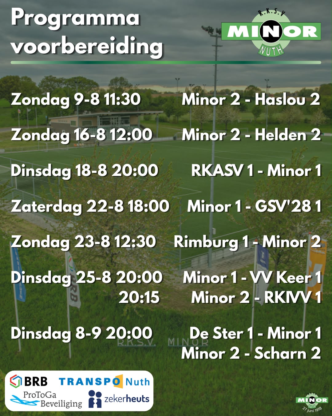 Oefenprogramma Minor 1 en 2