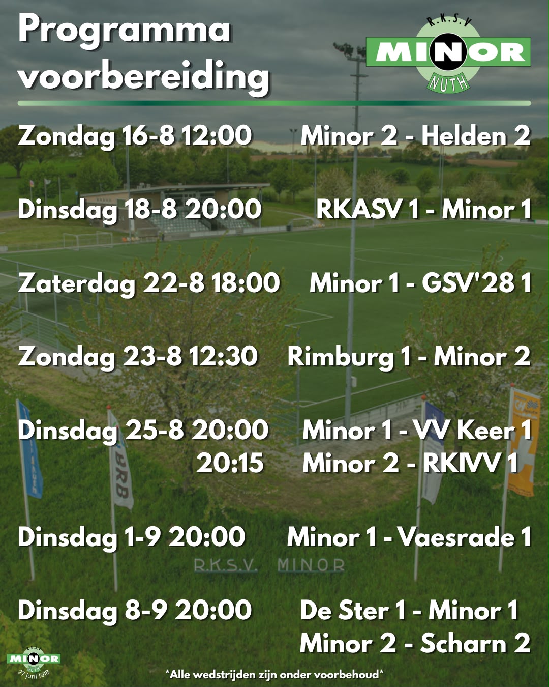 Oefenprogramma Minor 1 en 2
